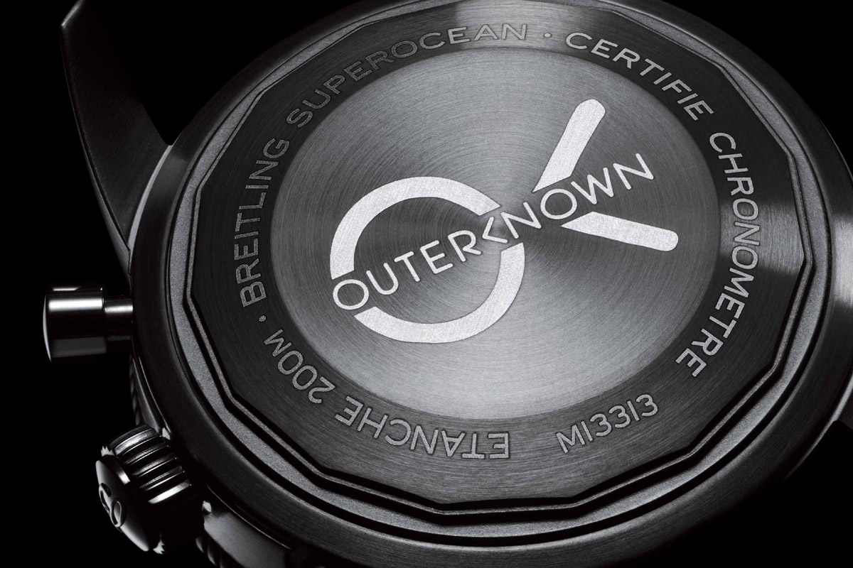 Il fondello del Breitling Superocean Outerknown