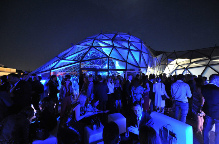 Il party post-evento alla Lanterna di Fuksas