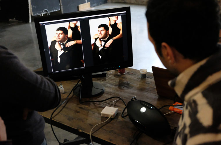 Backstage della campagna Philip Watch