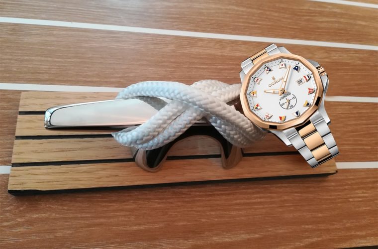 Admiral 42 Automatic in acciaio e oro