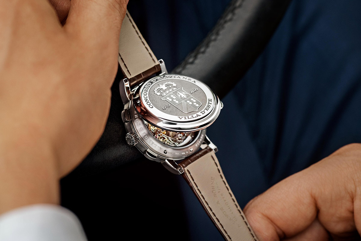 Il fondello dell'orologio andato in premio al Concorso d'Eleganza Villa d'Este 2021