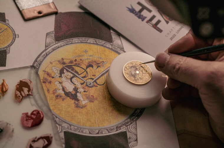 Un artigiano di Vacheron Costantin a Homo Faber.