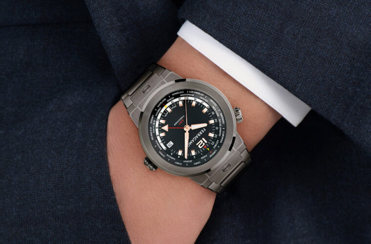 Il Ferragamo F-80 Gmt indossato al polso