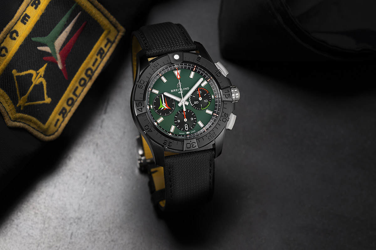 l'Avenger B01 Frecce Tricolori con lo stemma della PAN