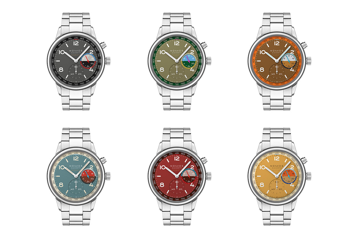 The Club Sport neomatik Worldtimer is available in six limited-edition versions.
