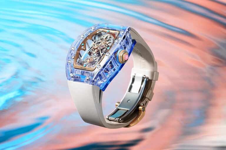 RM 75-01 Flying Tourbillon Sapphire: Richard Mille is crystal clear
