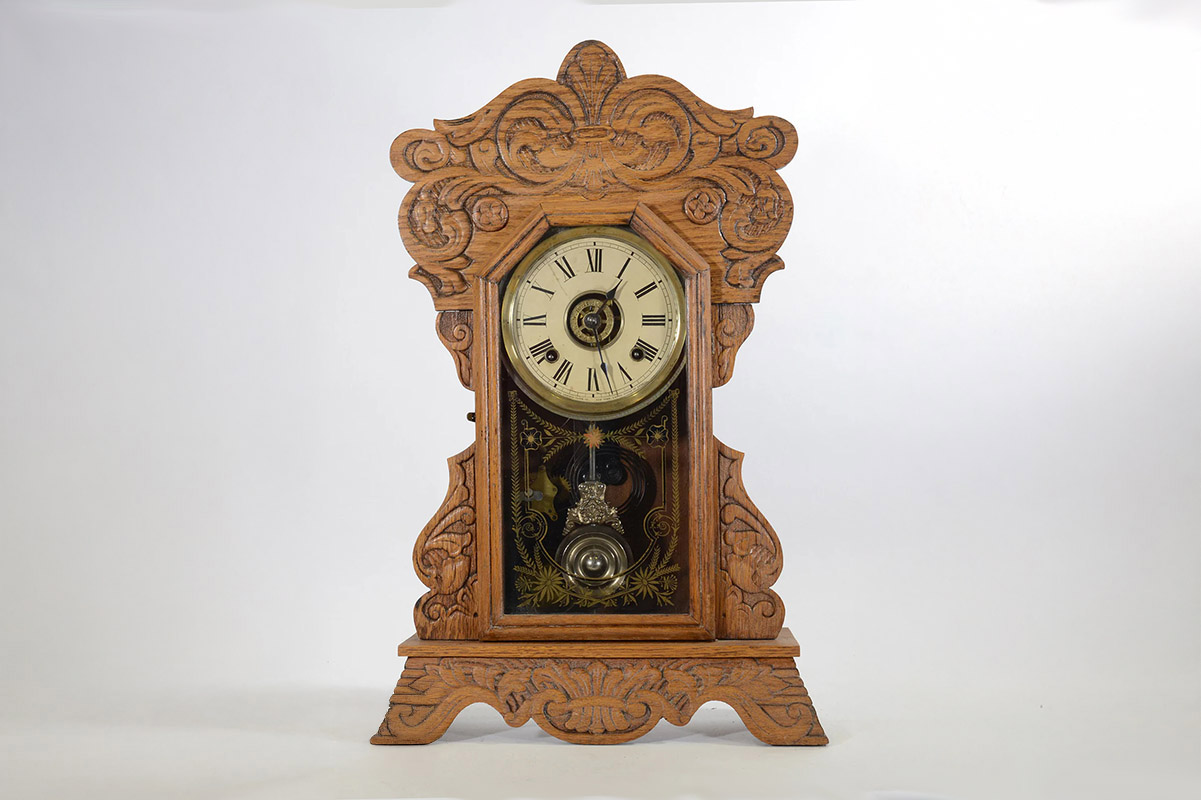 A Gingerbread Clock by Ansonia